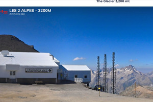 Les 2 Alpes webcam 3200 m n.p.m.