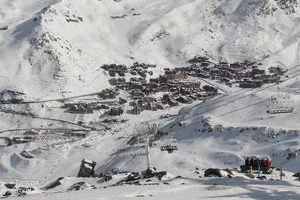 Val Thorens widok ze stoku (foto: P.Tomczyk)